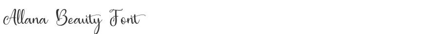 Allana Beauty Font