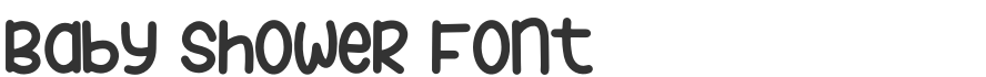 Baby Shower Font