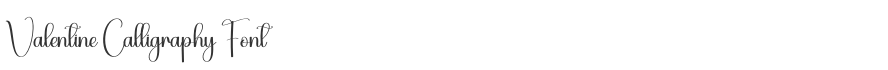 Valentine Calligraphy Font
