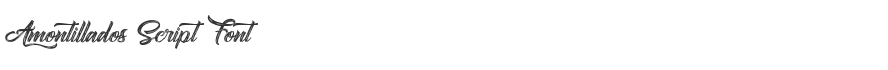 Amontillados Script Font