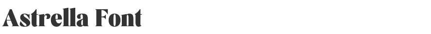 Astrella Font