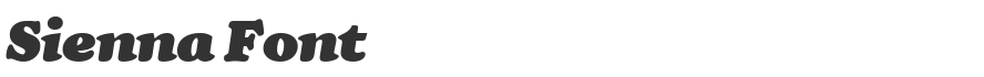 Sienna Font