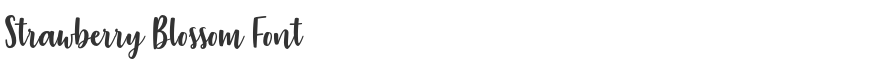 Strawberry Blossom Font
