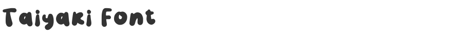 Taiyaki Font