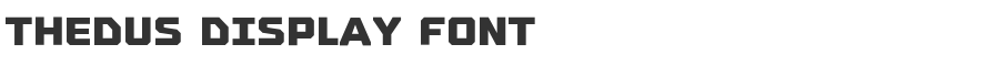 Thedus Display Font
