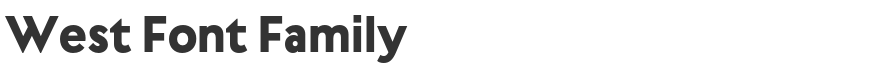 West Font Family