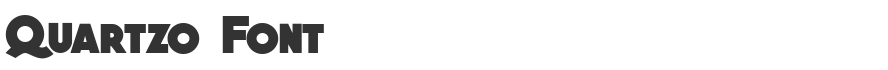 Quartzo Font