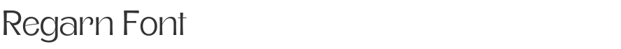 Regarn Font