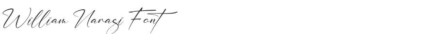 William Narasi Font