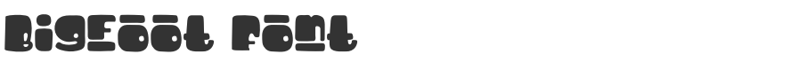 Bigfoot Font