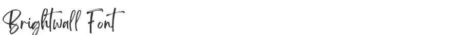 Brightwall Font