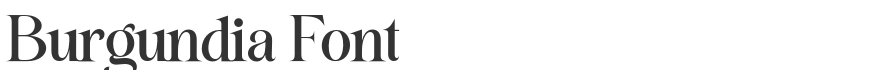 Burgundia Font