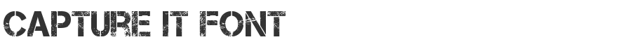 Capture It Font