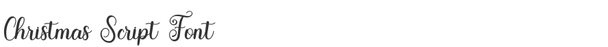 Christmas Script Font
