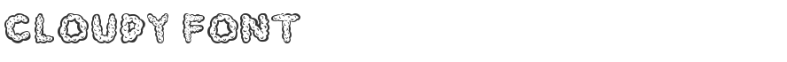 Cloudy Font