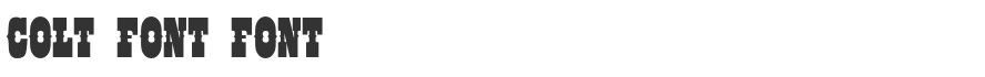 Colt Font Font
