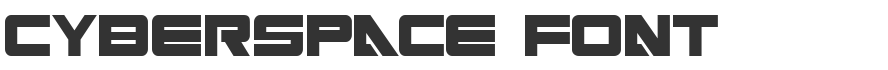 Cyberspace Font
