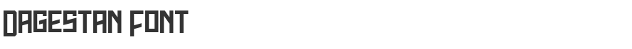 Dagestan Font
