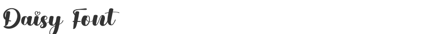 Daisy Font