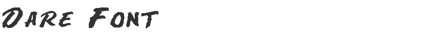 Dare Font