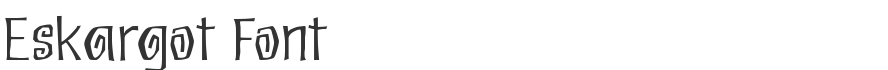 Eskargot Font