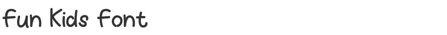 Fun Kids Font