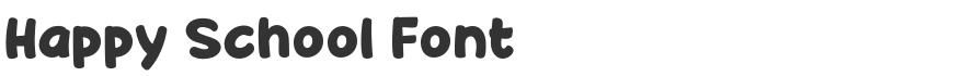 Happy School Font