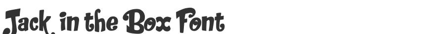 Jack in the Box Font
