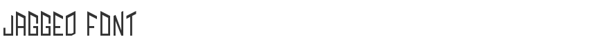Jagged Font