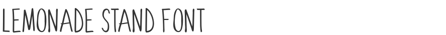 Lemonade Stand Font