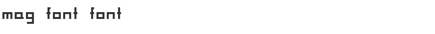 Mag Font Font