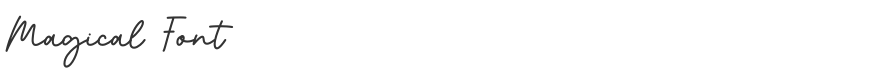 Magical Font