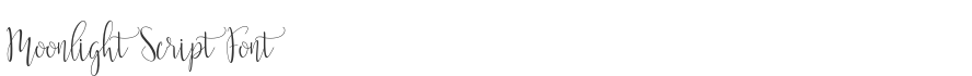 Moonlight Script Font