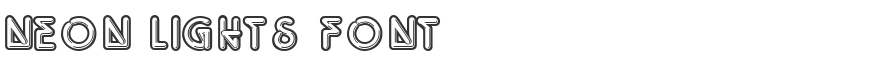 Neon Lights Font