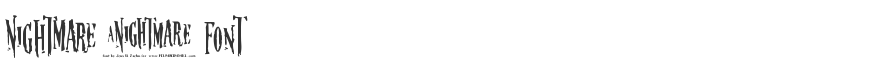 Nightmare 5 Font