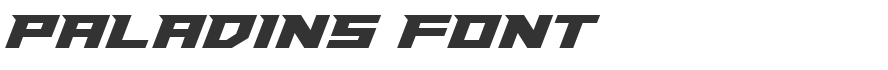 Paladins Font