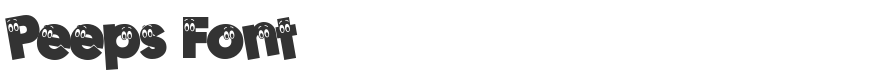 Peeps Font