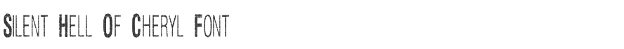 Silent Hell Of Cheryl Font