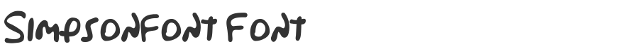 Simpsonfont Font