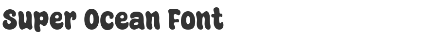 Super Ocean Font