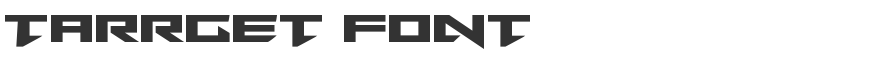 Tarrget Font