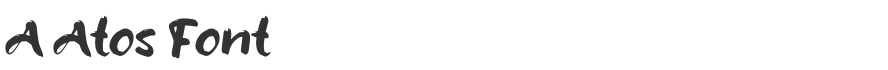 A Atos Font