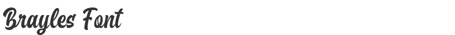 Brayles Font