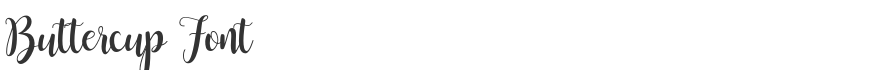 Buttercup Font