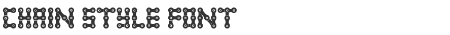 Chain Style Font
