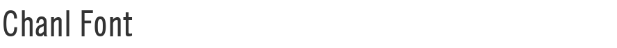 Chanl Font