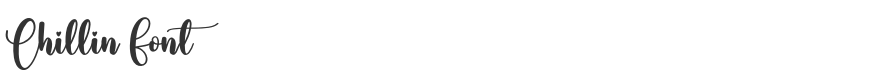 Chillin Font