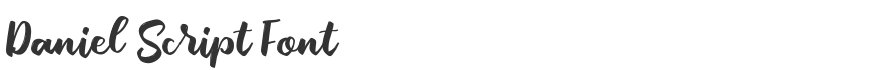 Daniel Script Font