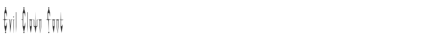 Evil Clown Font