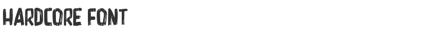 Hardcore Font